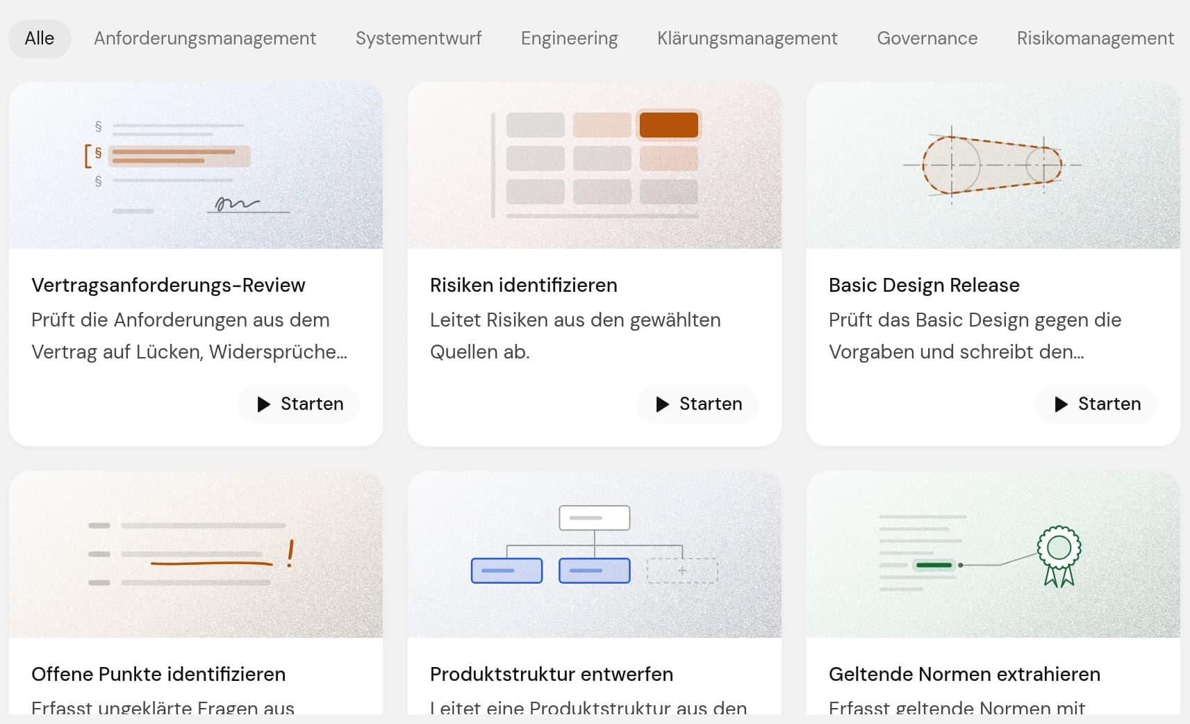 Choosing agent actions in Engera